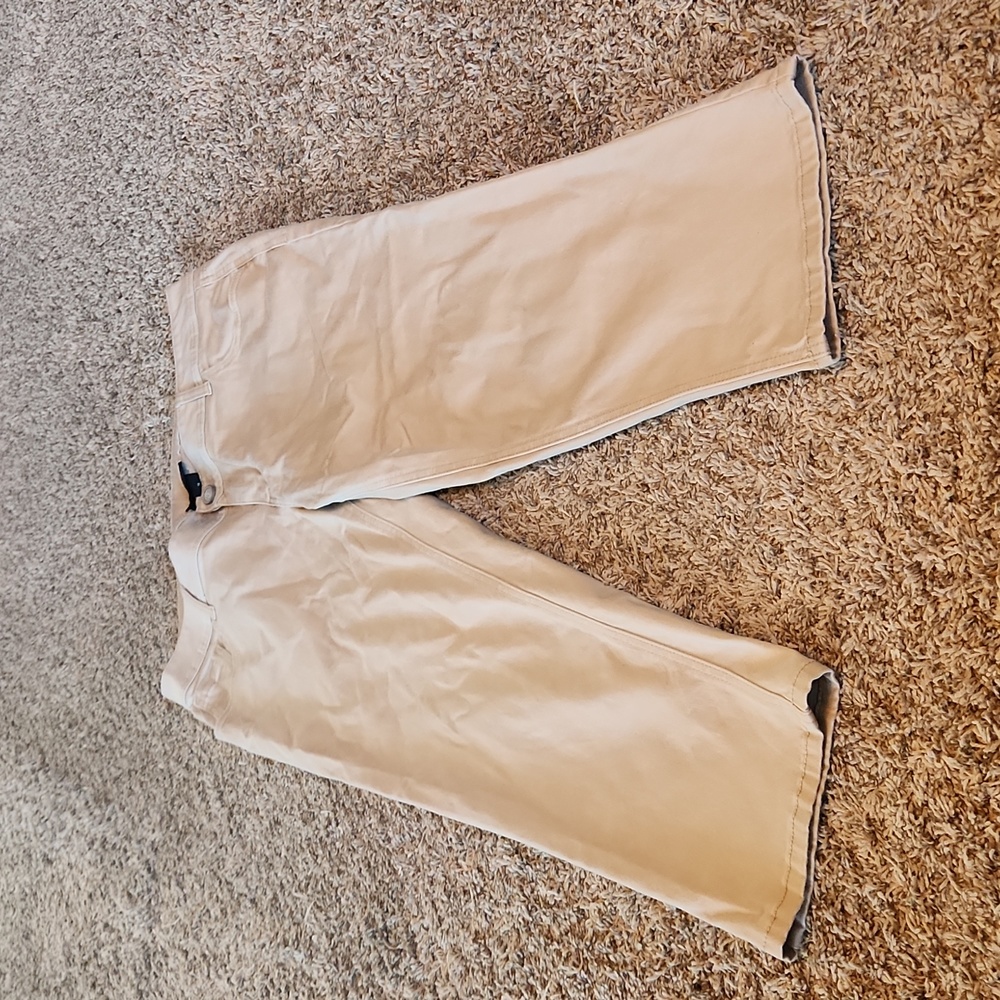 Lane Bryant Khaki Crops